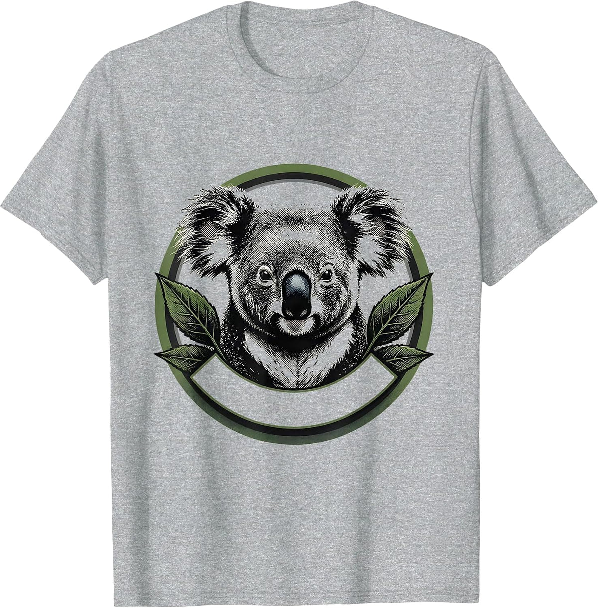 Men's Koala Tea Lover Cute Animal Pun Humor T-Shirt - Heather Grey