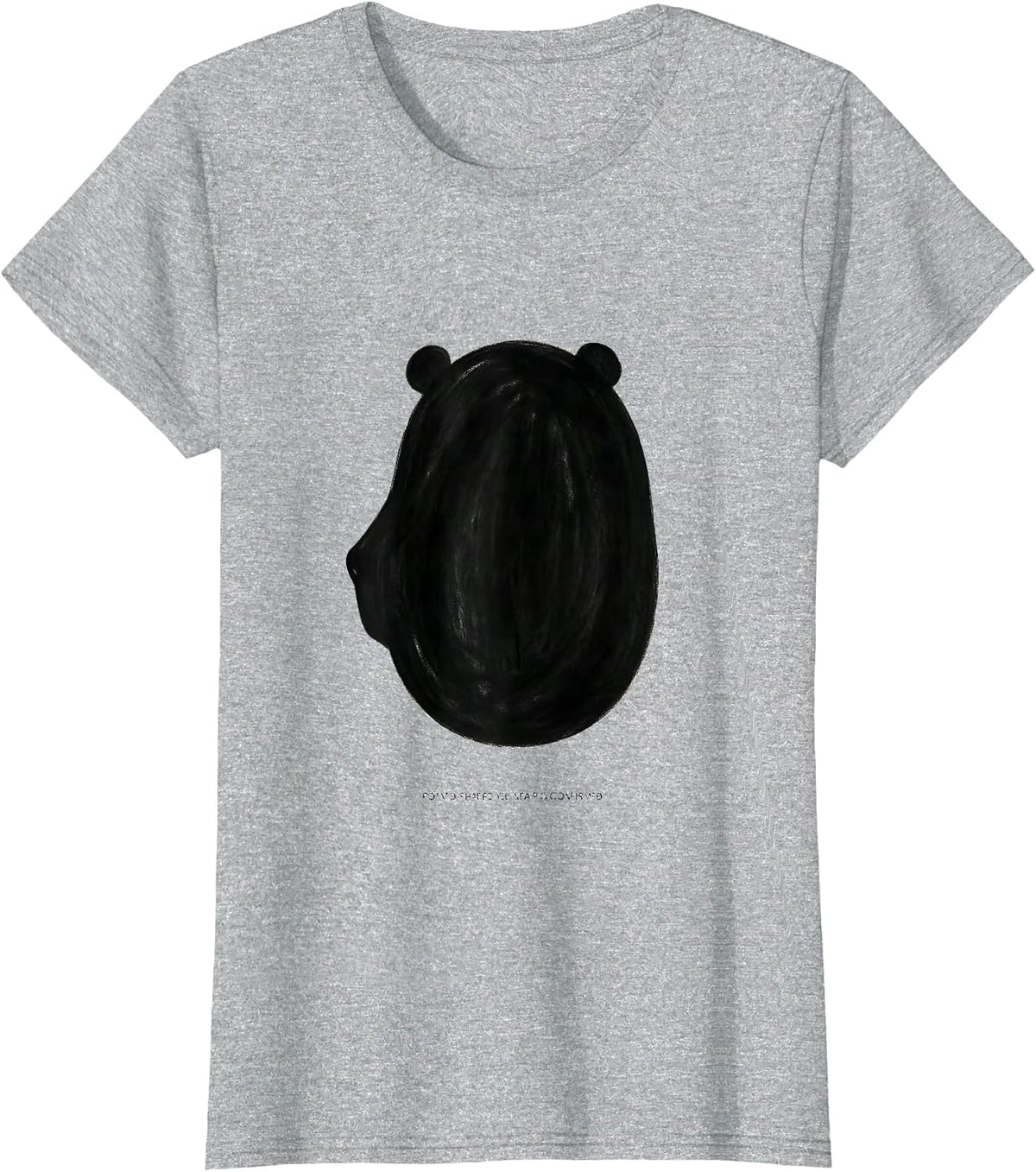 Women's Potato-Shaped, Guinea Pig Confirmed Funny Pig Lover Novelty T-Shirt - Heather Grey