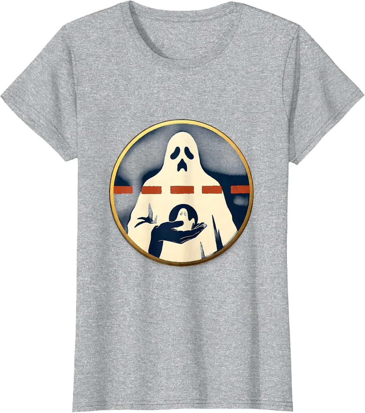 Sealed Ghost Badge Para Normal Activities Paraprofessional T-Shirt - Heather Grey