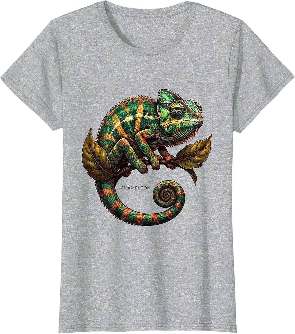 Chameleon Storybook Costume T-Shirt Halloween Animal T-Shirt - Heather Grey