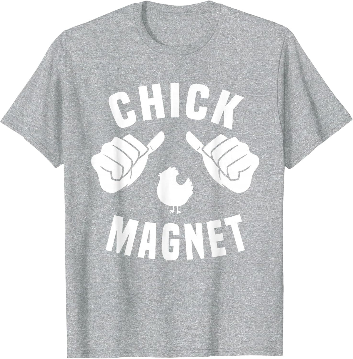 Funny Chick Magnet Costume Chick Lover for Men T-Shirt - Heather Grey