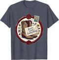 Boots Over Everything Western Design T-Shirt - Heather Blue