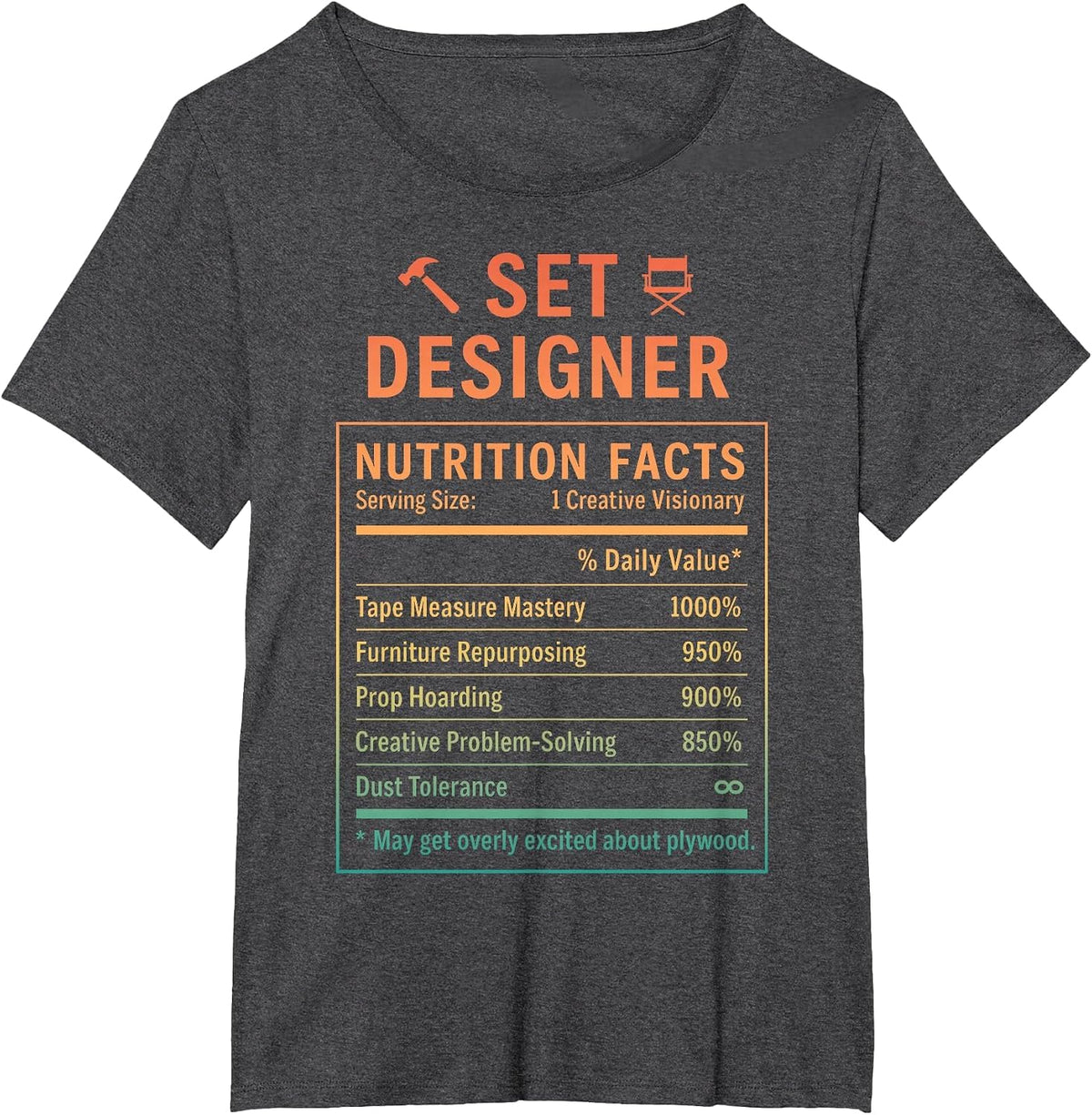 Set Designer T-Shirt - Dark Heather Grey