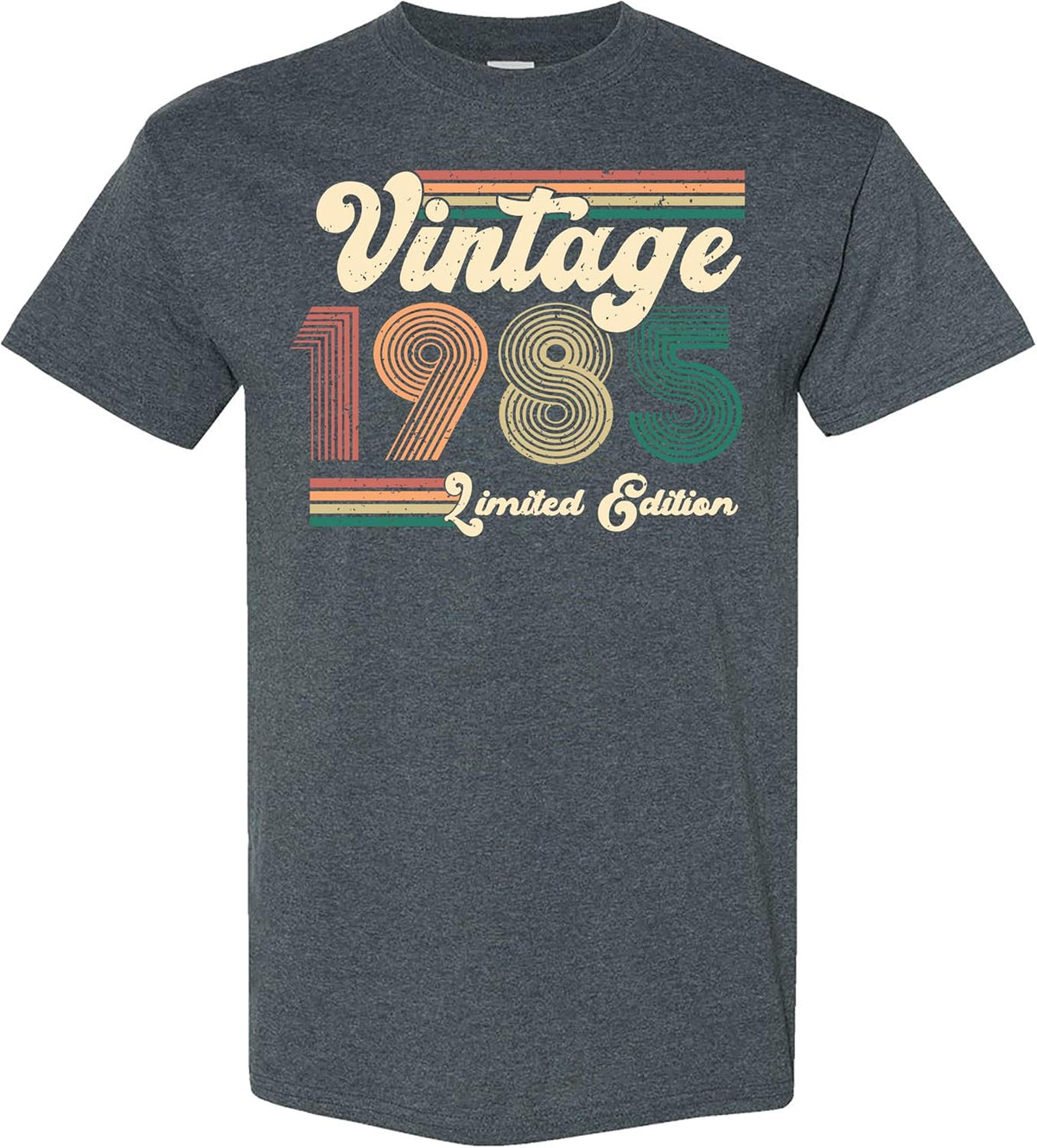 Vintage 1985 Limited Edition Retro Graphic T-Shirt – Birthday Gift for Men or Women - Dark Heather