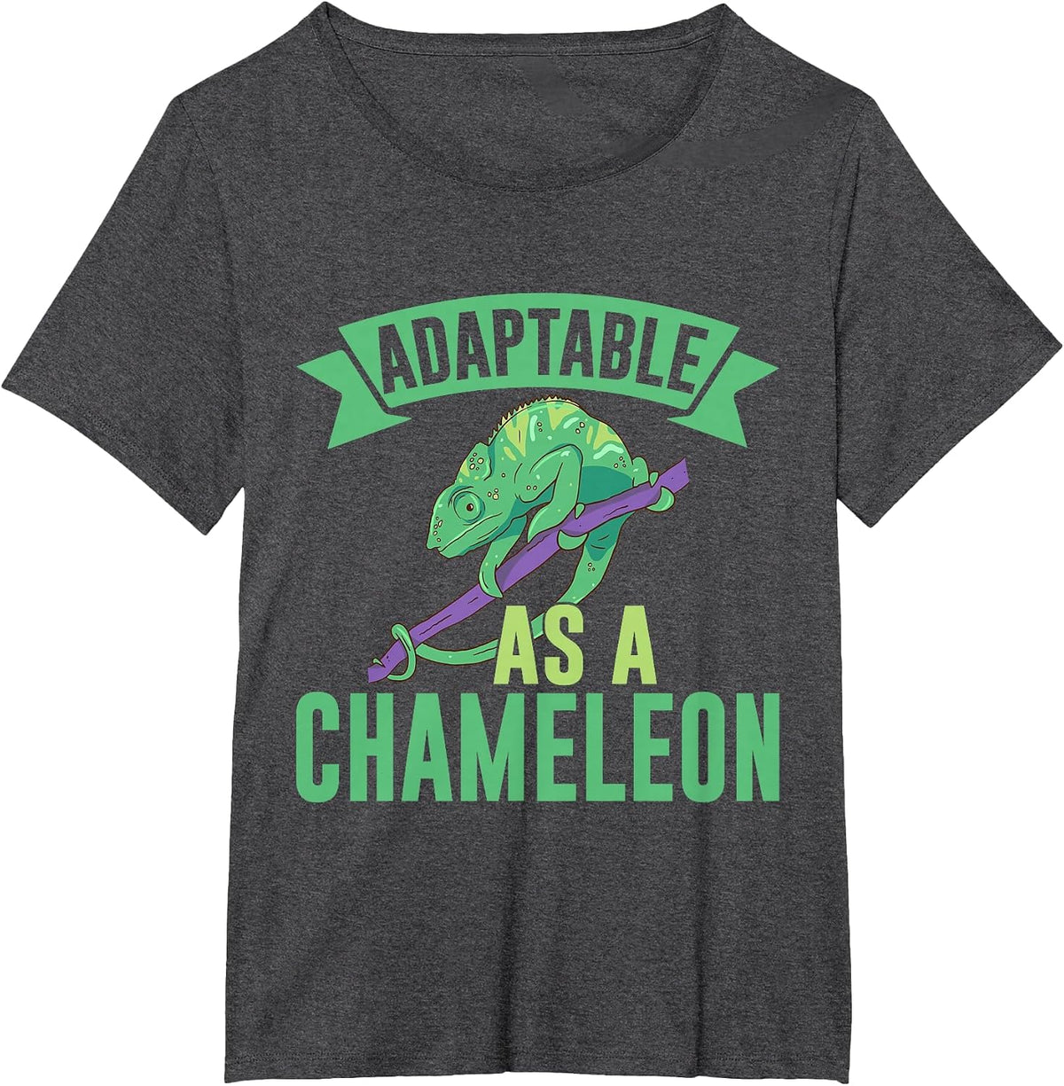 Adaptable as a Chameleon T-Shirt - Dark Heather Grey