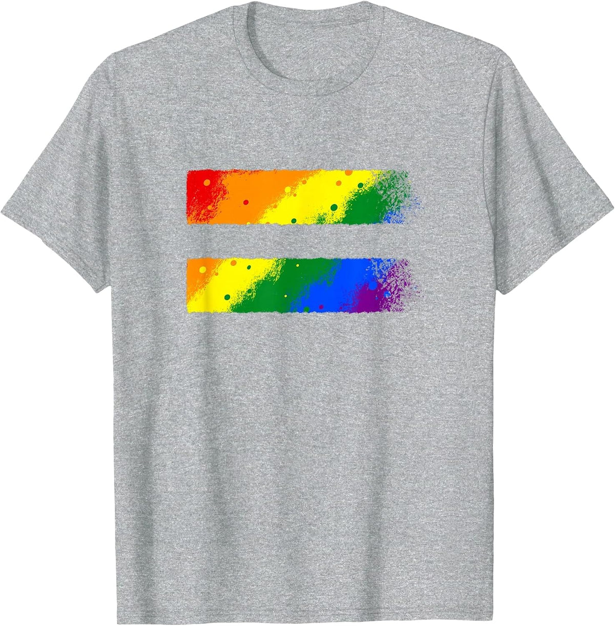 Equality LGBT Pride Awareness for Gay & Lesbian Equal Sign T-Shirt - Heather Grey