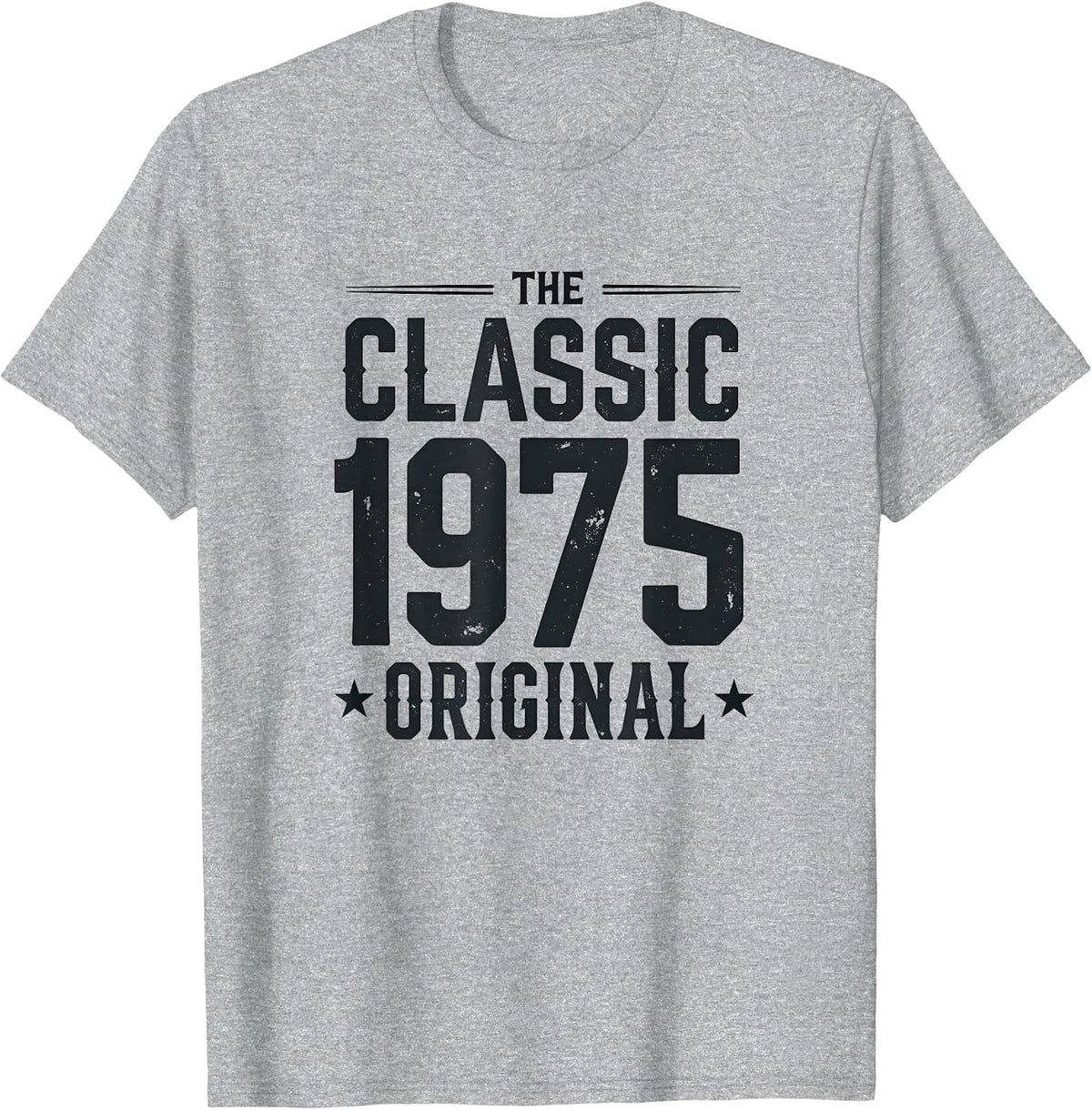Classic 1975 Original Vintage Men Design T-Shirt - Heather Grey