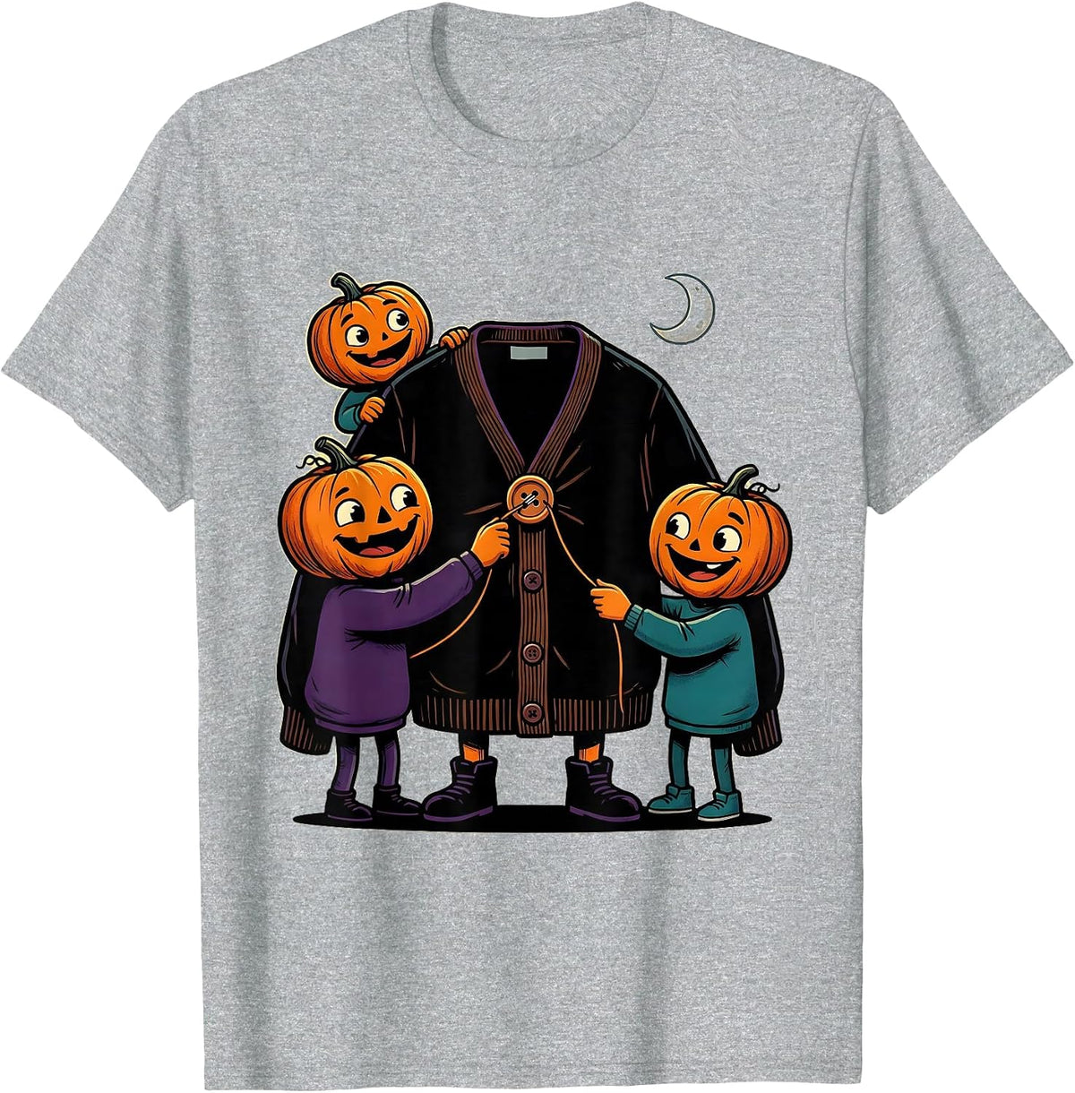 Men's Halloween Therapy Squad Cartoon OT OT Occupational Therapy T-Shirt - Heather Grey