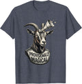 Provisionally Magical Funny Unicorn Novelty Humor T-Shirt - Heather Blue