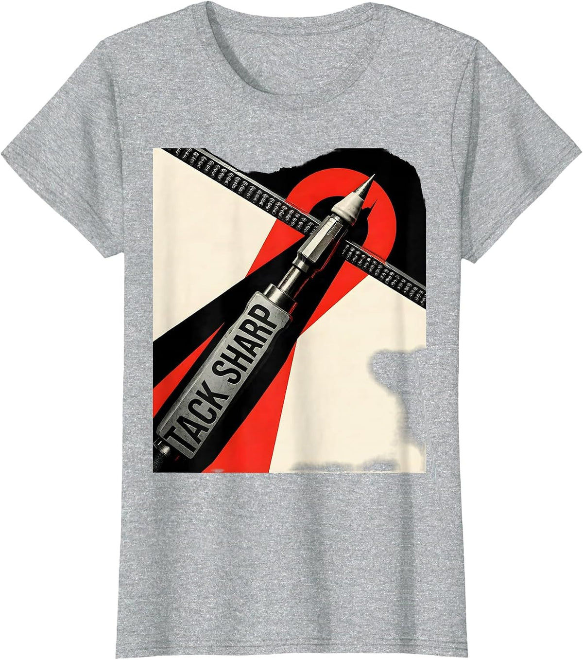 Tack Sharp Constructivist Welder Trade Pride Humor T-Shirt - Heather Grey