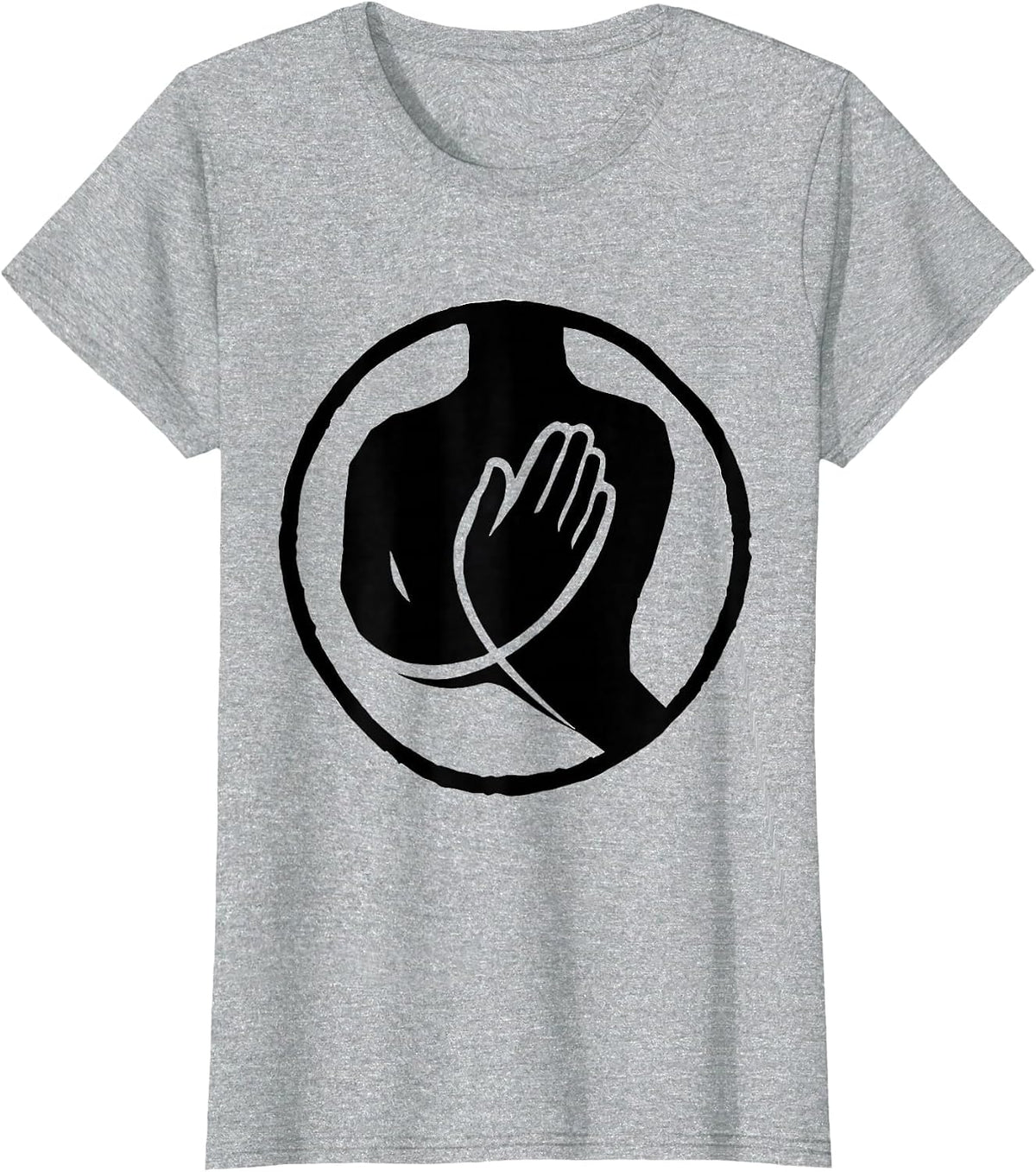 ASL Please Sign Language Deaf Awareness Identity T-Shirt - Heather Grey