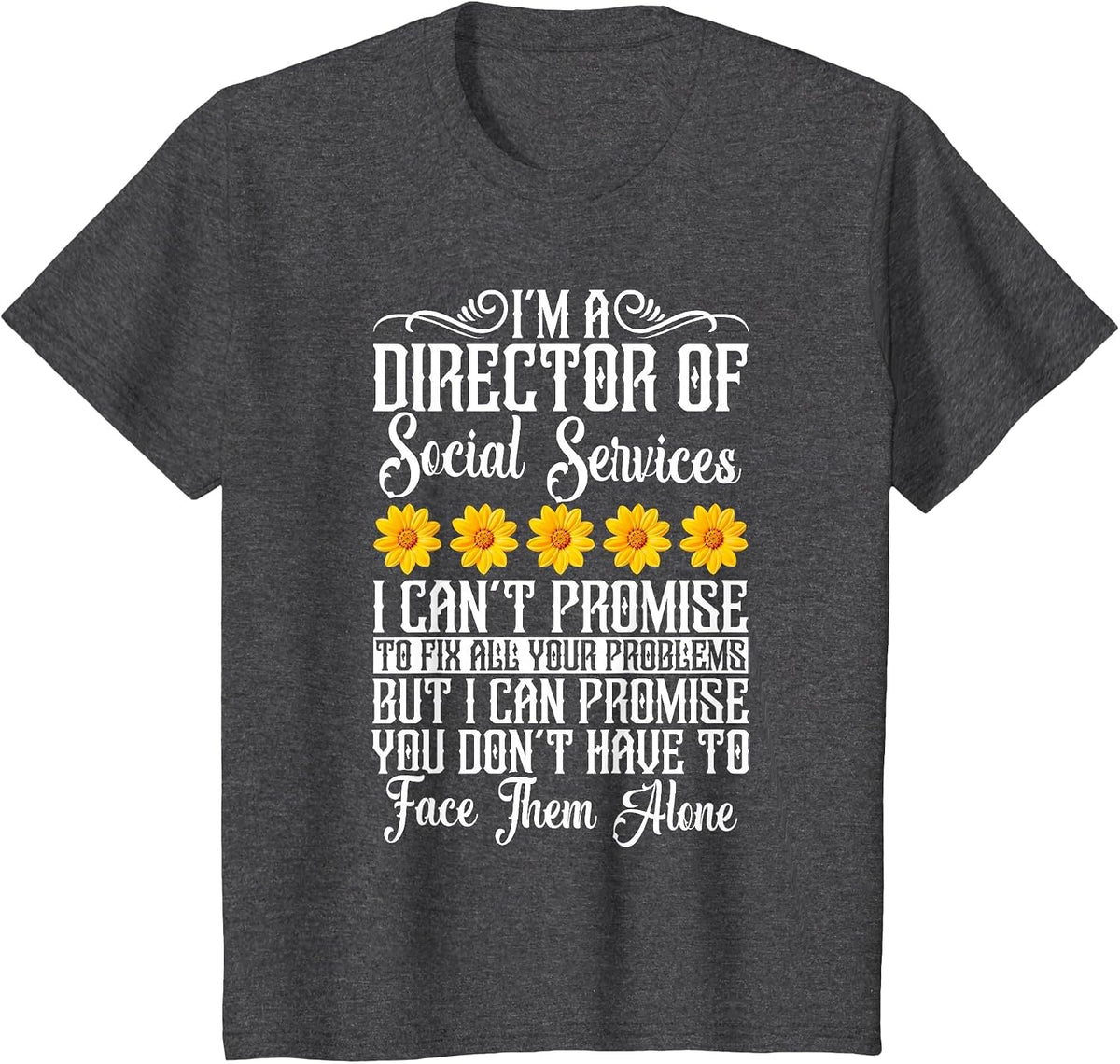 Social Worker Essentials Must Haves Social Services Director T-Shirt - Dark Heather Grey