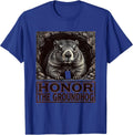 Honor The Groundhog Funny Groundhog Day Weather Lover T-Shirt - Royal Blue