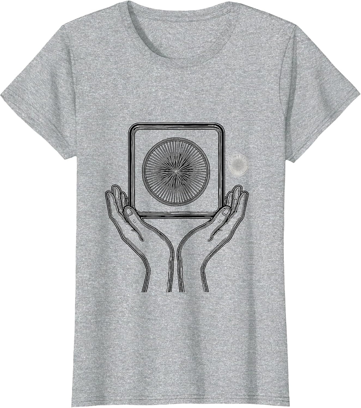Women's Communication Symbol AAC SLP Team Support T-Shirt - Heather Grey