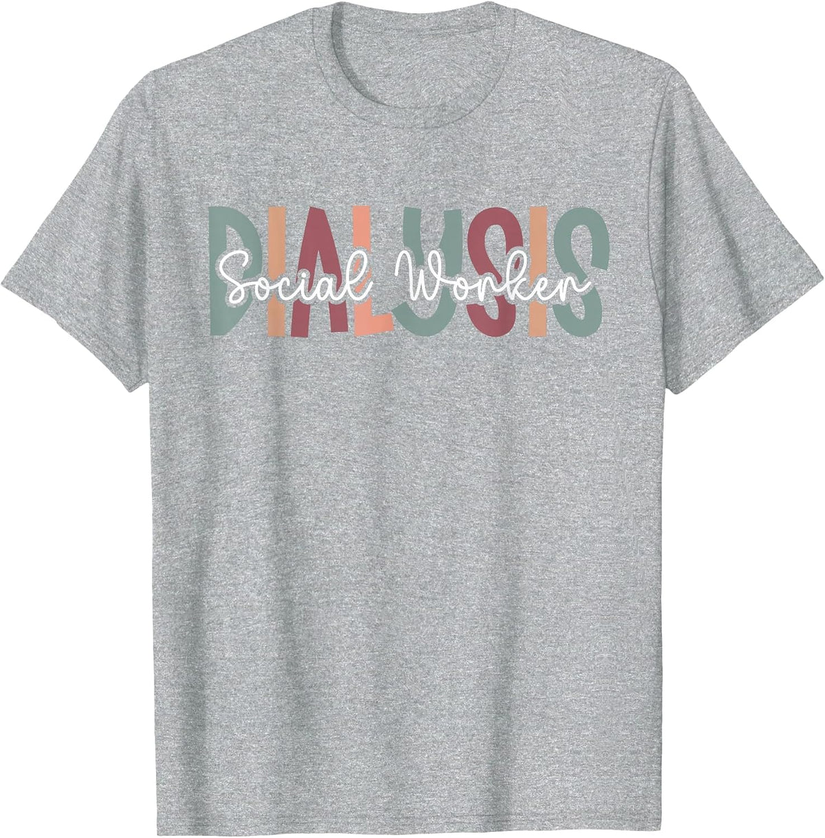 Dialysis Social Worker Boho Dialysis Social Workers T-Shirt - Heather Grey