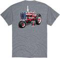 CASE IH Patriotic Farmall - Men's Short Sleeve Graphic T-Shirt - Athletic Heather