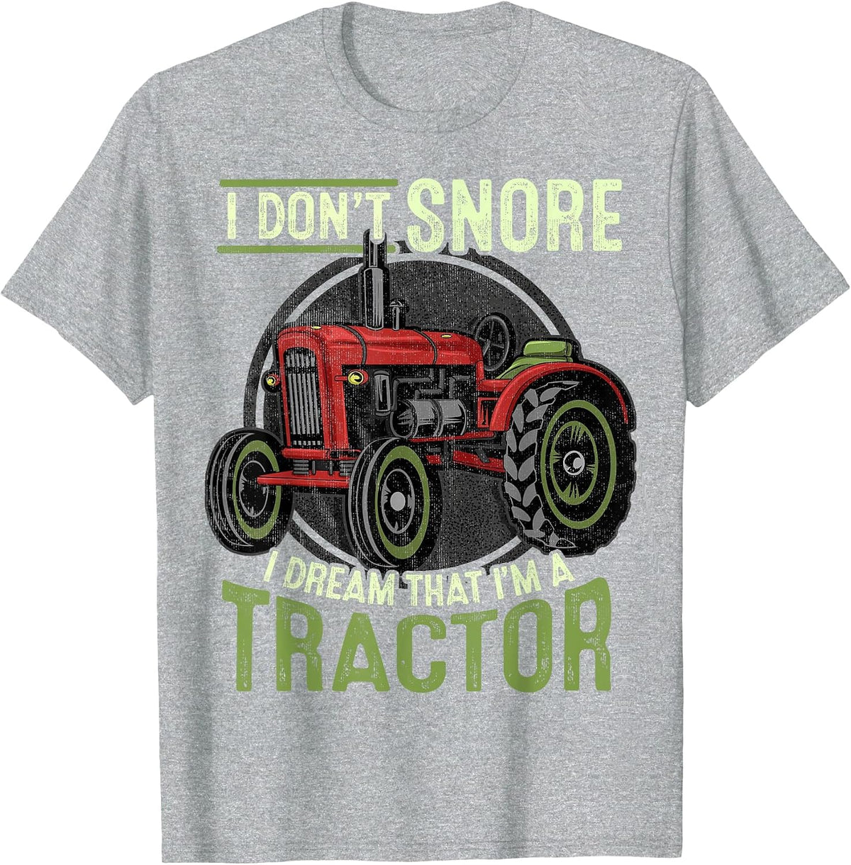 Tractor Farmer Rancher Tractors T-Shirt - Heather Grey