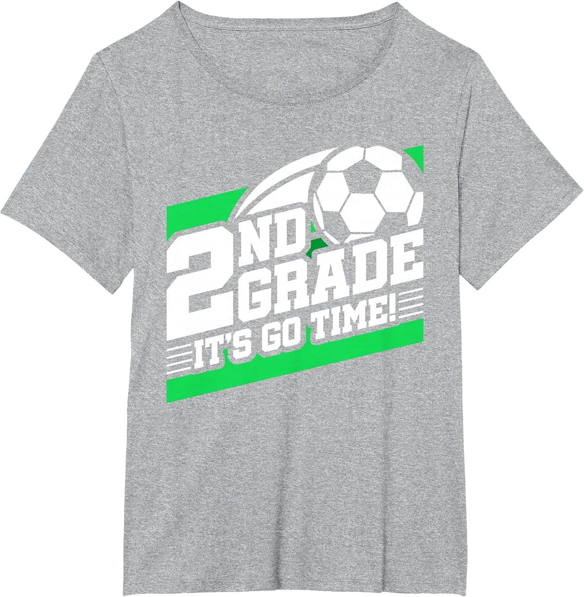 2nd Grade Soccer - Back to School - First Day of 2nd Grade T-Shirt - Heather Grey