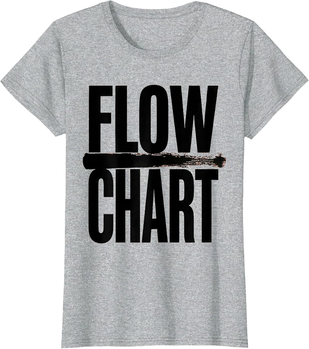 Flow-chart Dyslexia Teacher Humor Reading Specialist T-Shirt - Heather Grey