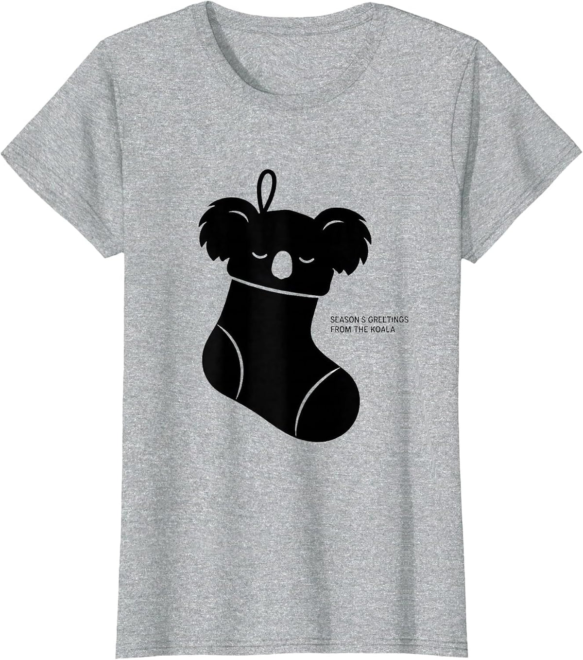 Season's Greetings From The Koala Funny Koala Lover T-Shirt - Heather Grey