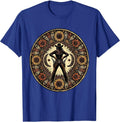 Cowgirl Quick Draw Lightning Speed Graphic T-Shirt - Royal Blue