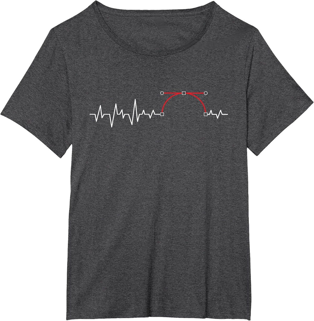 Heartbeat Animator - Cartoonist Motion Designer Illustrator T-Shirt - Dark Heather Grey