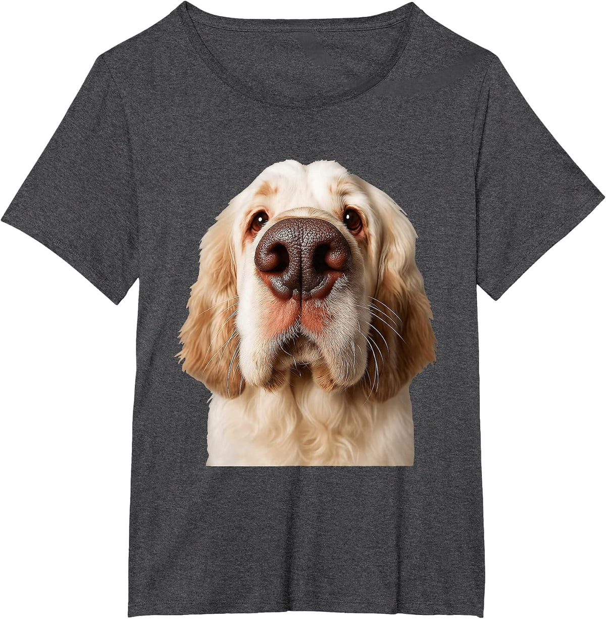 Clumber Spaniel T-Shirt - Dark Heather Grey