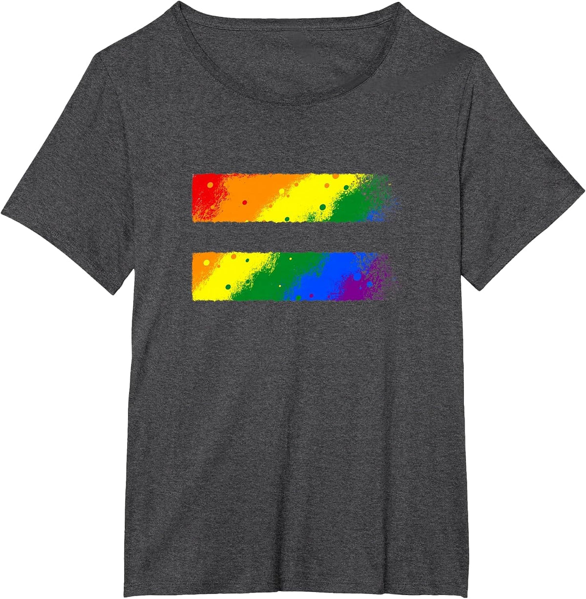 Equality LGBT Pride Awareness for Gay & Lesbian Equal Sign T-Shirt - Dark Heather Grey