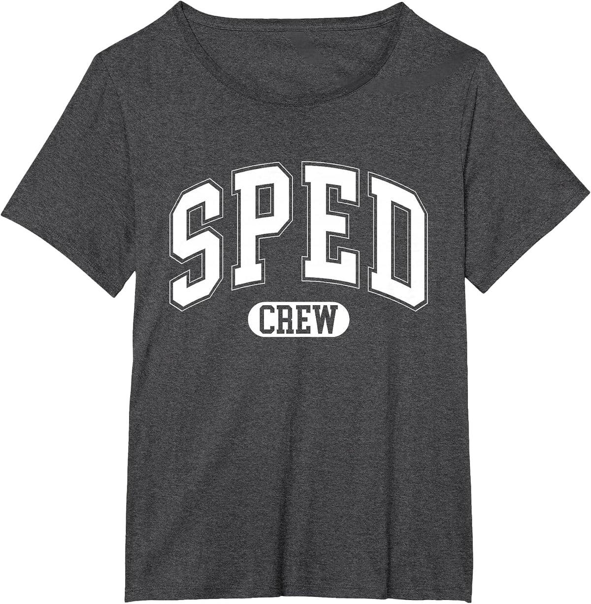 SPED Crew SPED Teacher Back to School Design for Women Men T-Shirt - Dark Heather Grey
