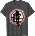 Men's Bold Cowboy Leaning on Fence Post Graphic T-Shirt - Dark Heather Grey