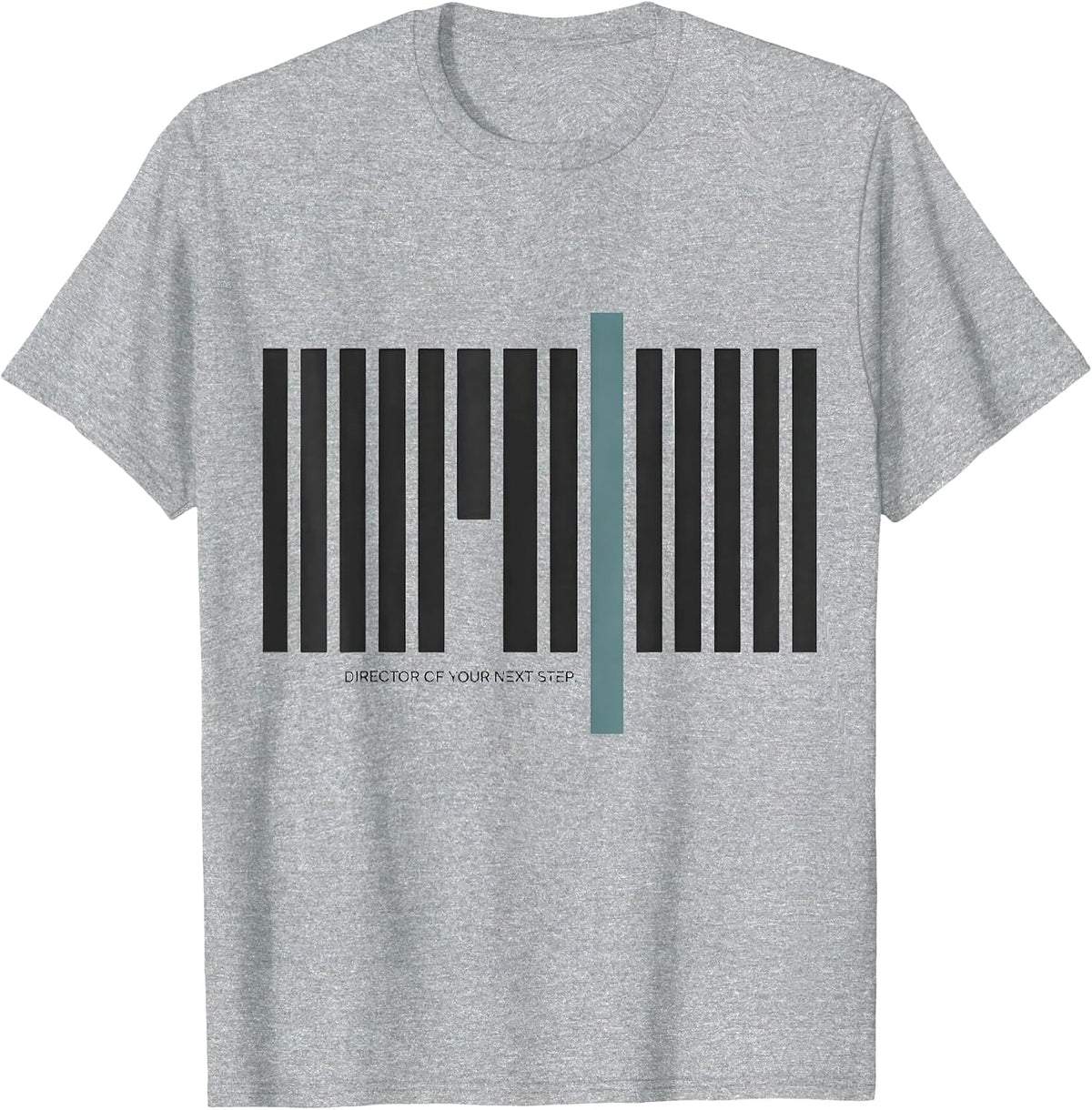 Men's Director Of Your Next Step Minimalist Physical Therapist T-Shirt - Heather Grey