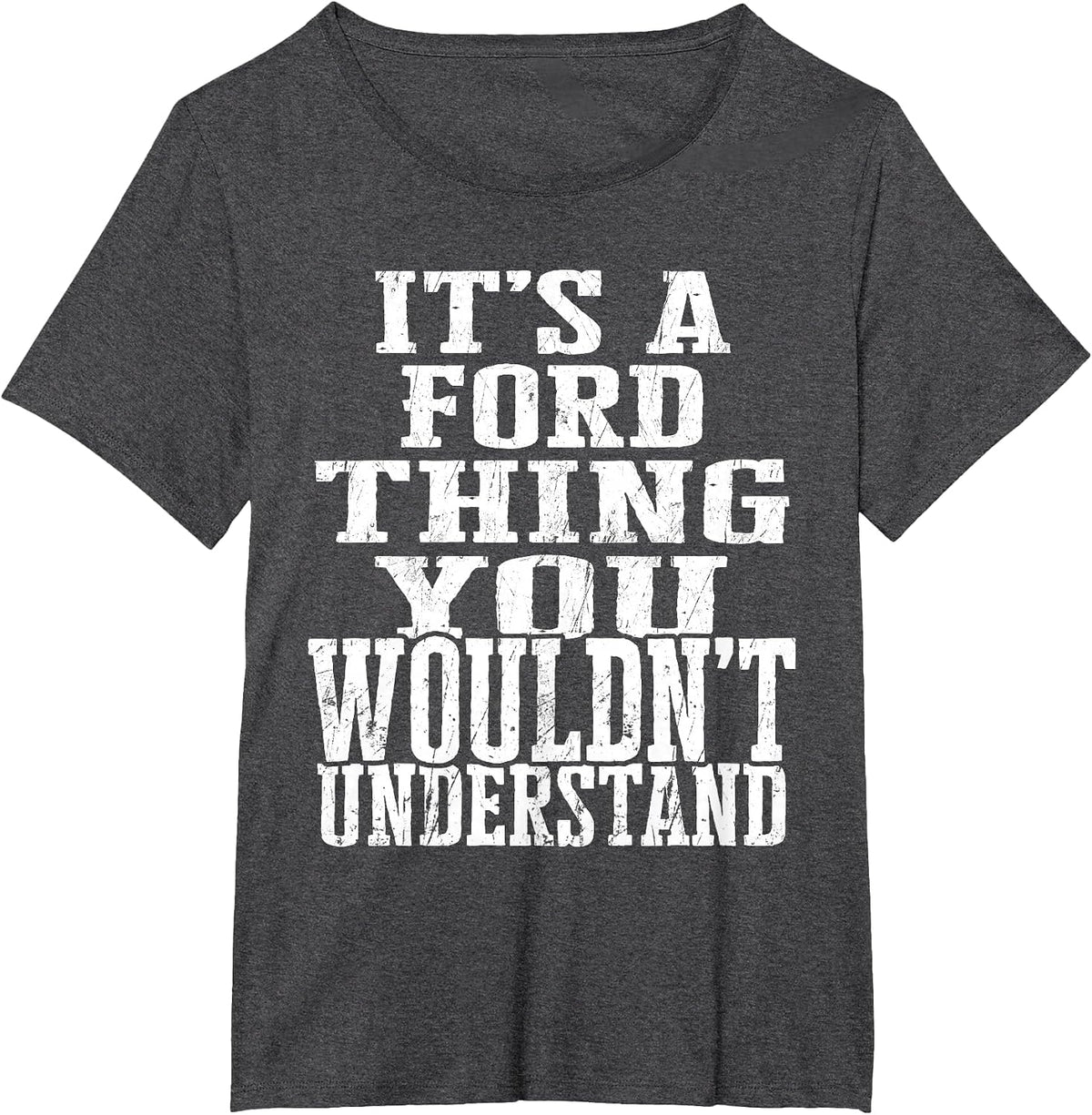 It's A Ford Thing Matching Family Reunion First Last Name T-Shirt - Dark Heather Grey