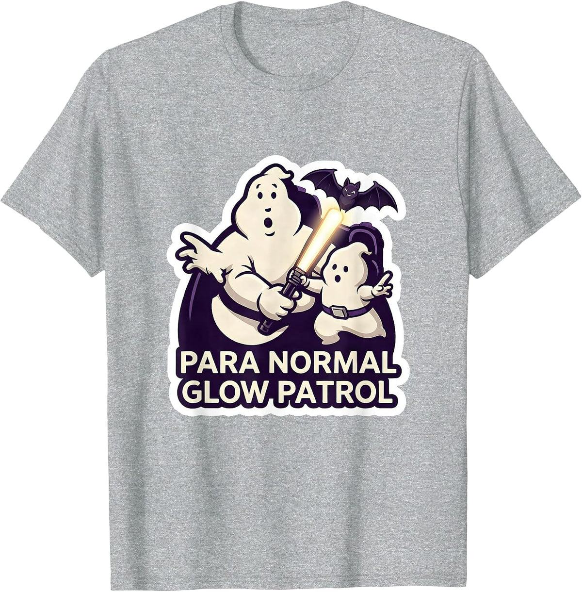Men's Para Normal Glow Patrol Funny Paraprofessional Ghost T-Shirt - Heather Grey