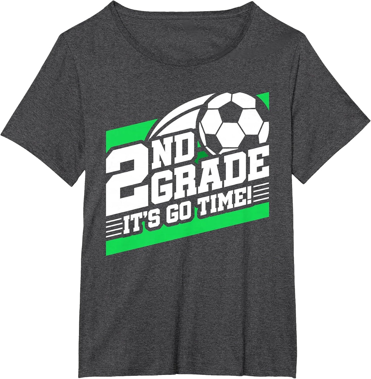 2nd Grade Soccer - Back to School - First Day of 2nd Grade T-Shirt - Dark Heather Grey