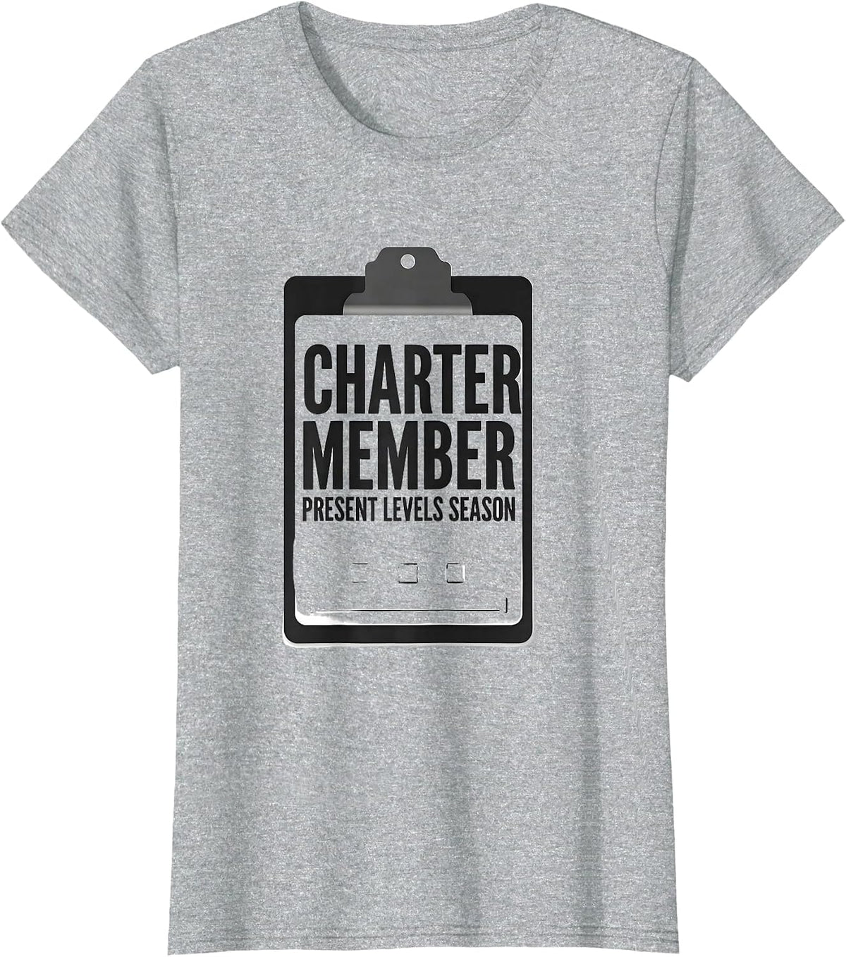 Charter Member Present Levels Season Special Education T-Shirt - Heather Grey