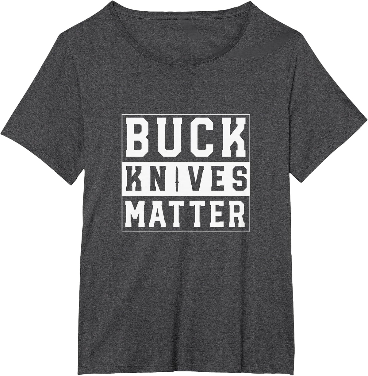 Buck Knives Matter T-Shirt - Dark Heather Grey