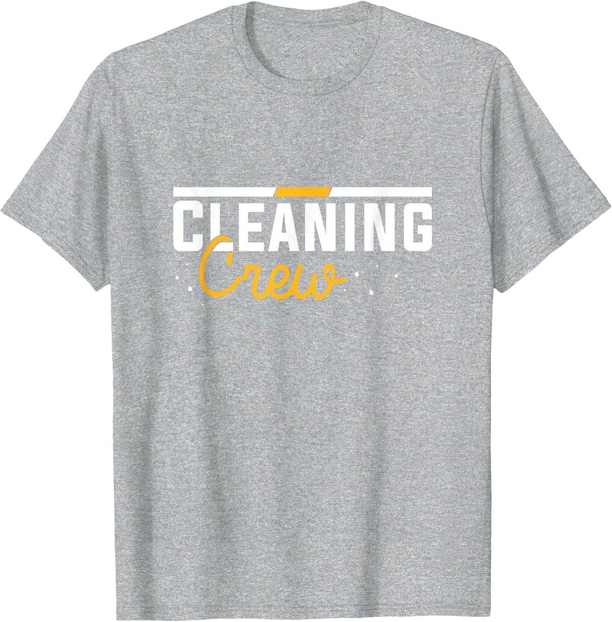 Cleaning Crew, Janitor T-Shirt - Heather Grey