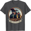 Men's Never Underestimate A Man Who Fixes A Tractor T-Shirt - Dark Heather Grey