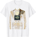 Born in a Tuxedo Classy Formal Style Design T-Shirt - White