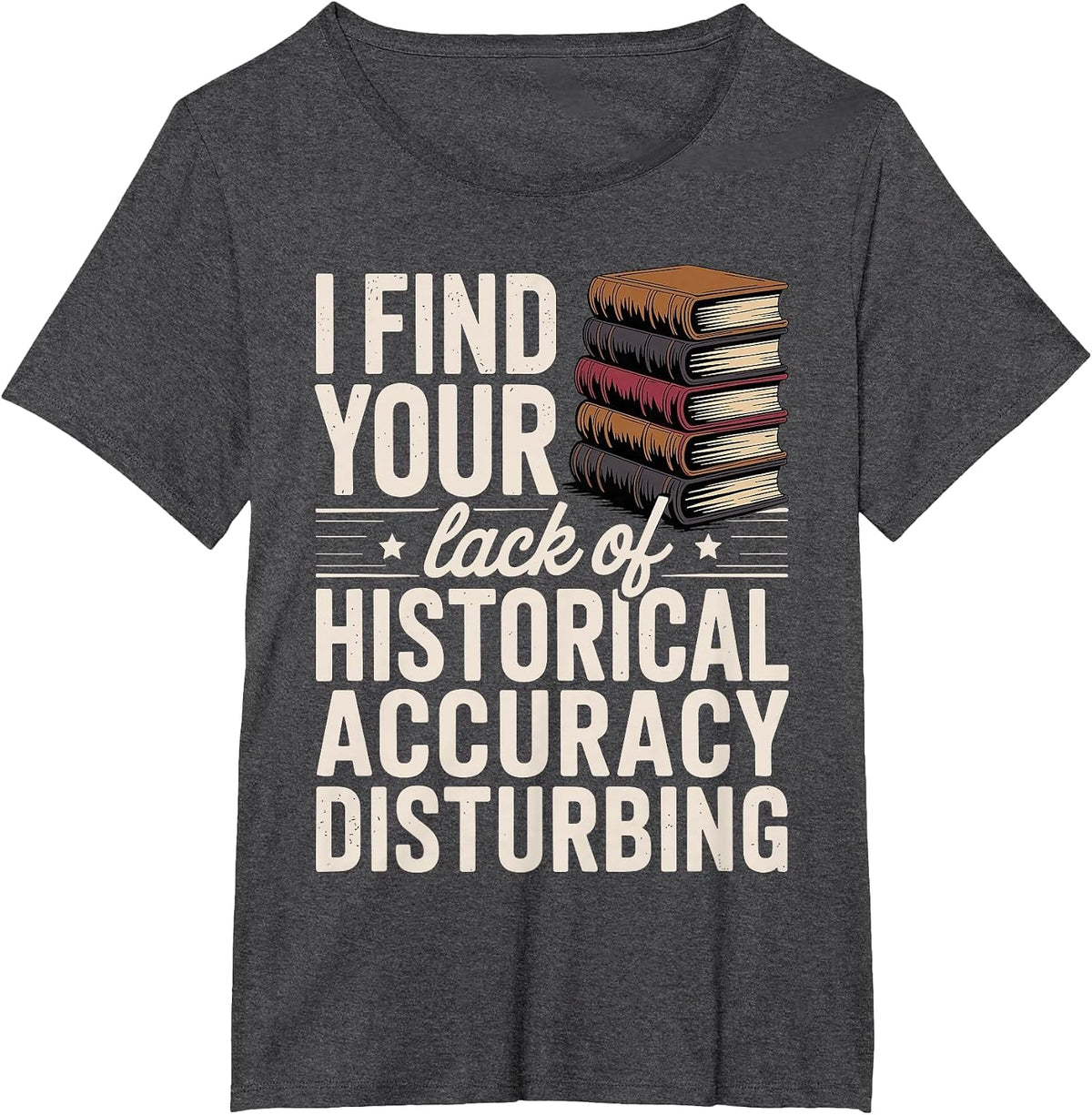 Historian Art for Men Women History Teacher History Buff T-Shirt - Dark Heather Grey