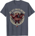 Big Hats Bigger Dreams Western Design T-Shirt - Heather Blue