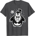 Men's Tux It Up Formal Tuxedo Style Design T-Shirt - Dark Heather Grey
