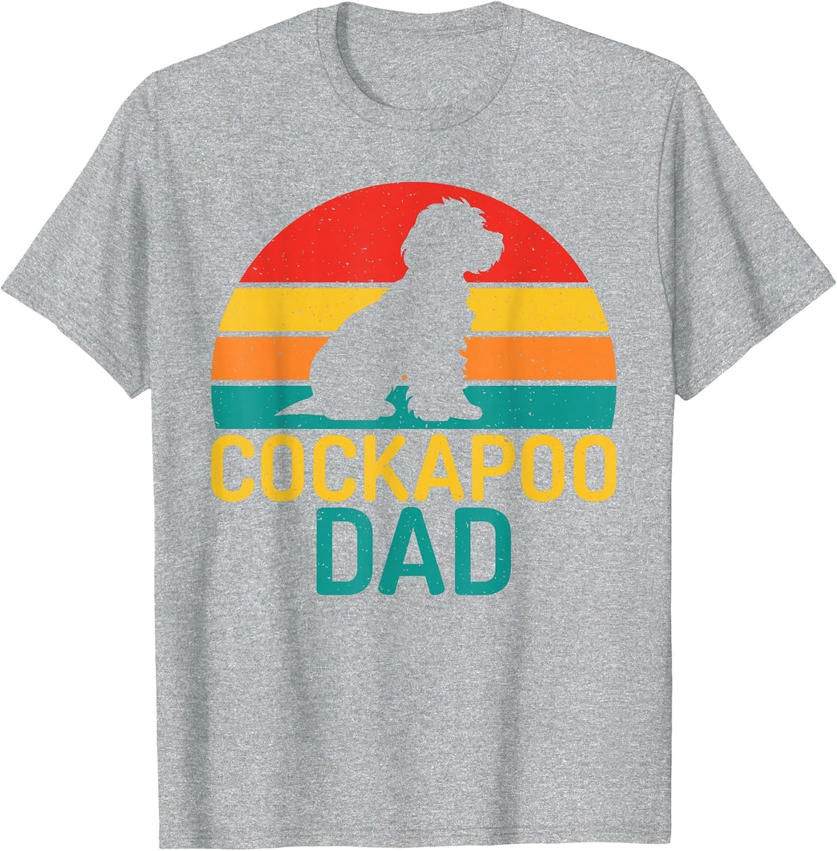 Cockapoo Dad Cockapoo T-Shirt - Heather Grey