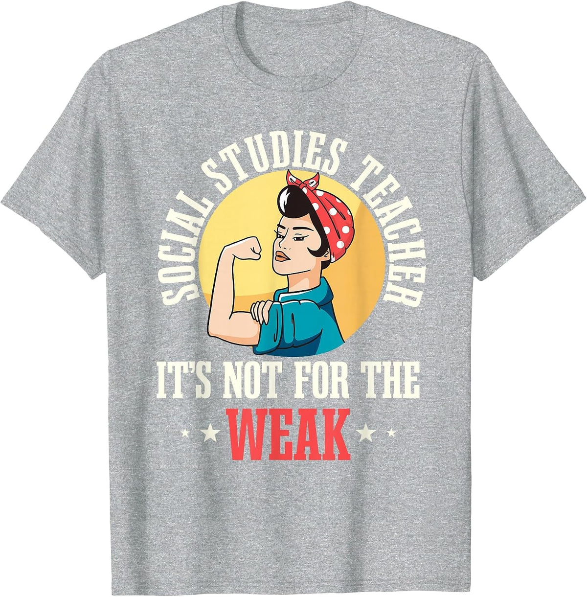 Social Studies Teacher School Educator Professor Worker T-Shirt - Heather Grey