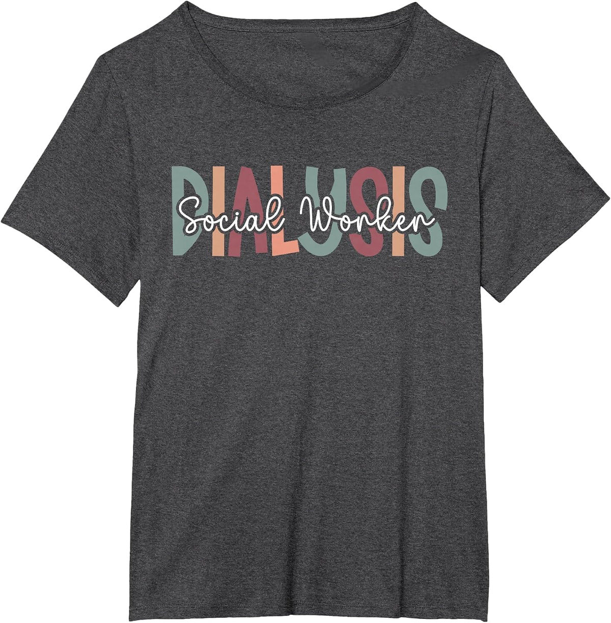 Dialysis Social Worker Boho Dialysis Social Workers T-Shirt - Dark Heather Grey