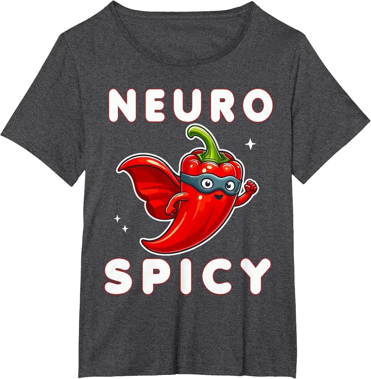 Neurotypical Neurodiversity Neuro Spicy Autism T-Shirt - Dark Heather Grey