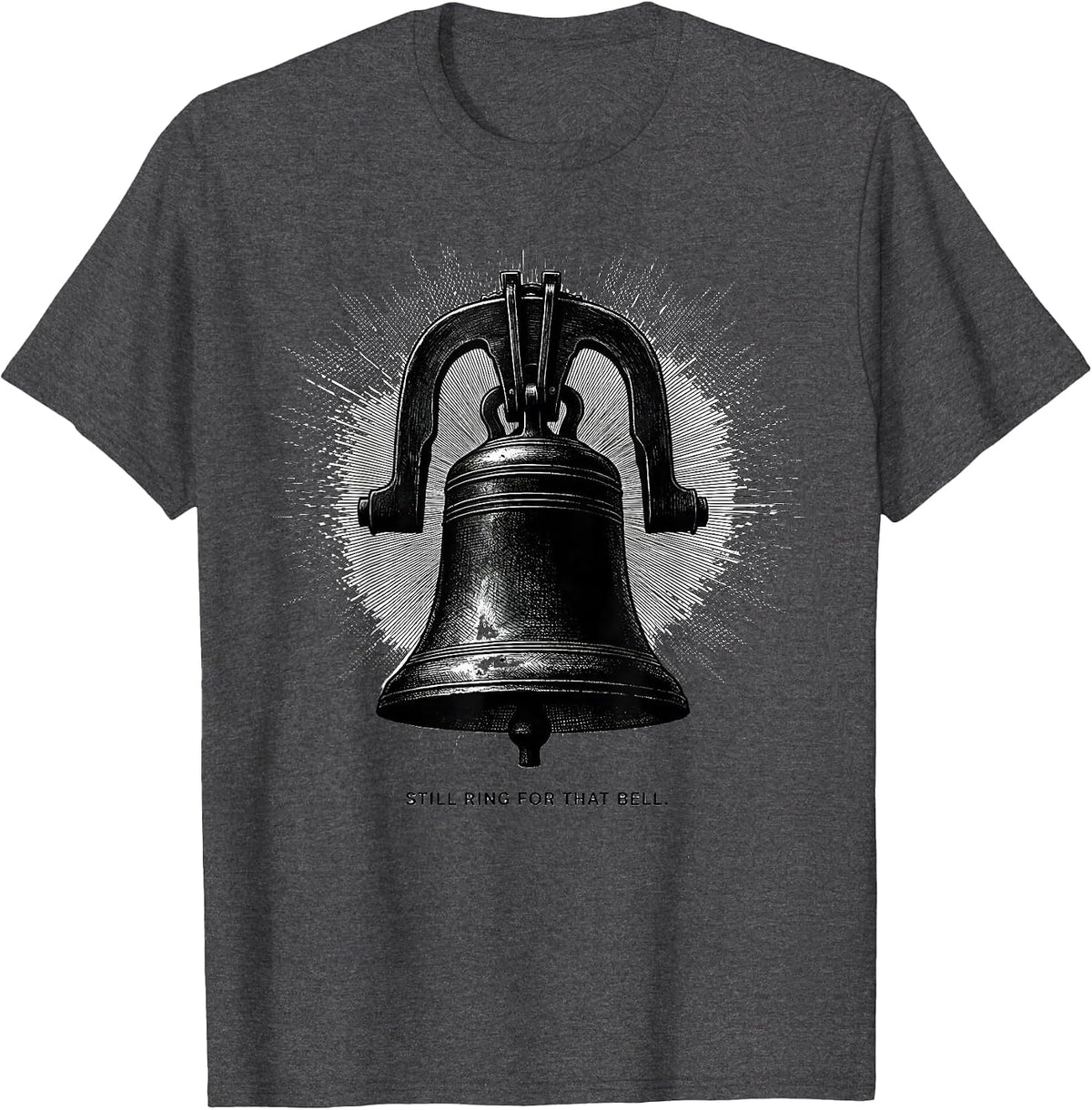 Still Ring For That Bell Funny Train Lover Model Railroad T-Shirt - Dark Heather Grey
