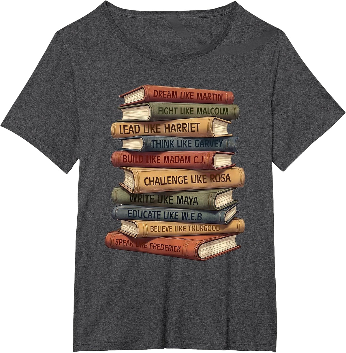 Black History Month African American Teachers Students T-Shirt - Dark Heather Grey