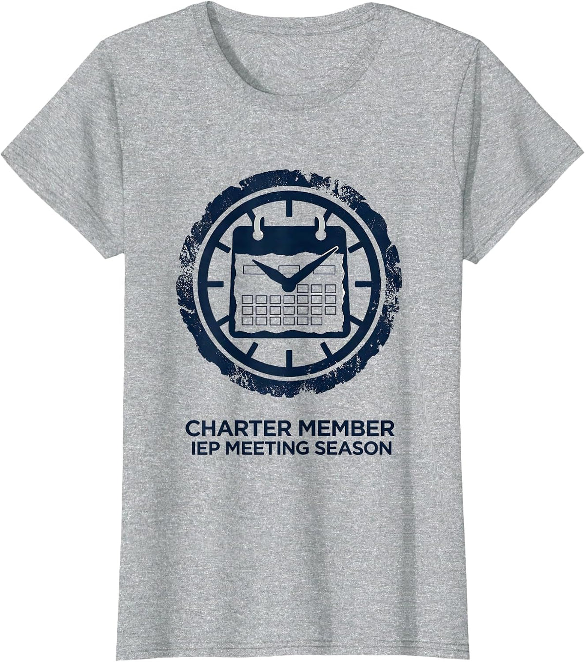 Charter Member IEP Meeting Season Special Education Teacher T-Shirt - Heather Grey