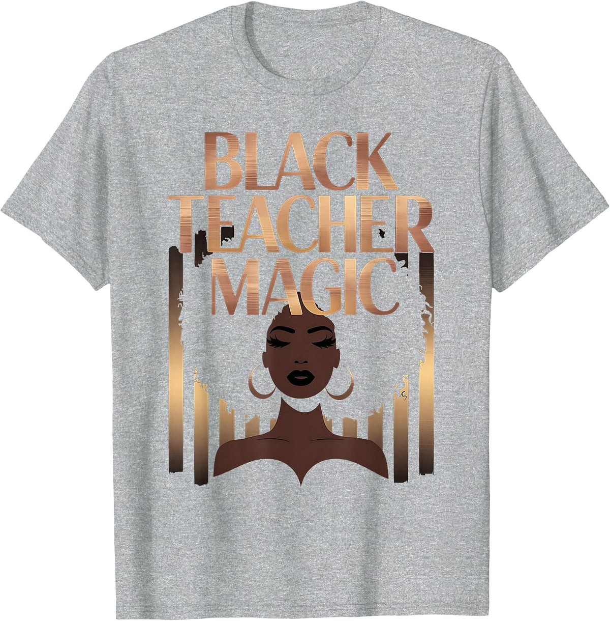Teacher Black History Shirts for Teacher Melanin T-Shirt - Heather Grey